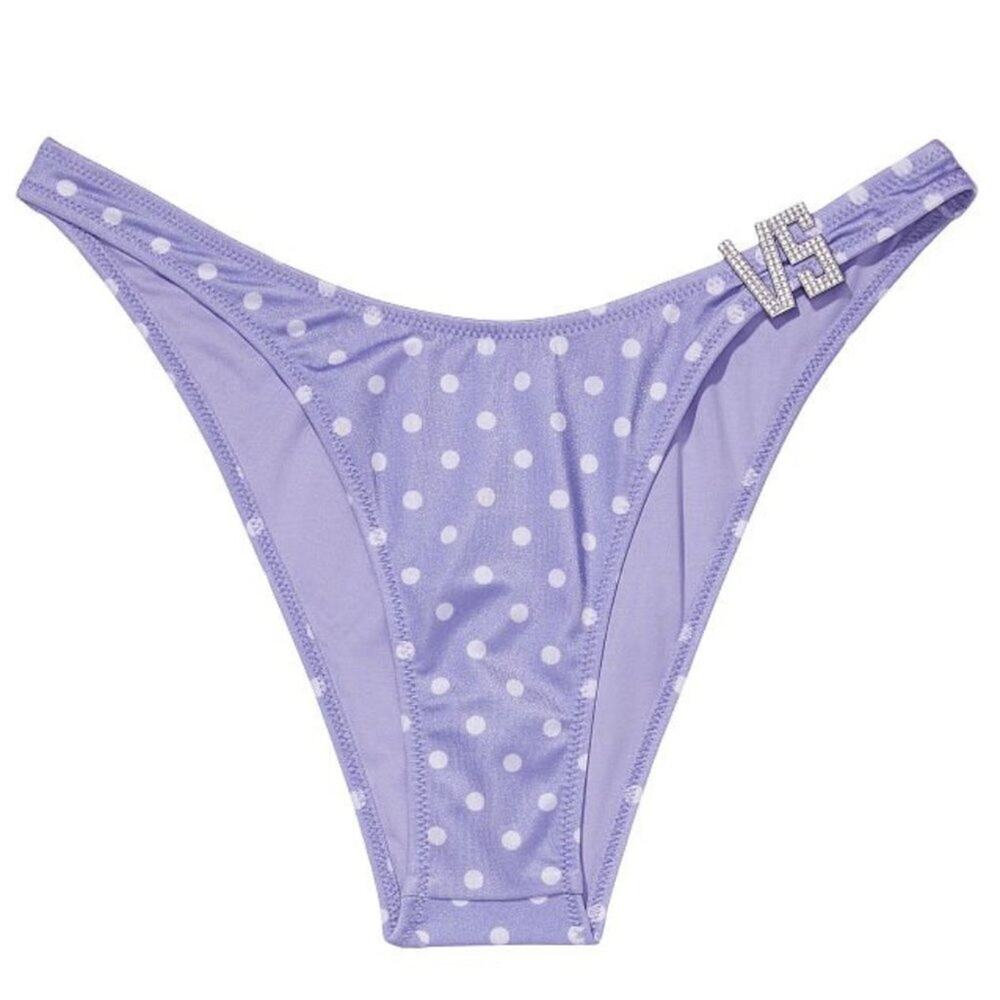 Victoria's Secret Swim VS Shine Hardware Brazilian Bikini Bottom Size Medium